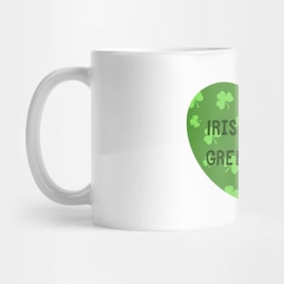 Irish spirit, green heart Mug